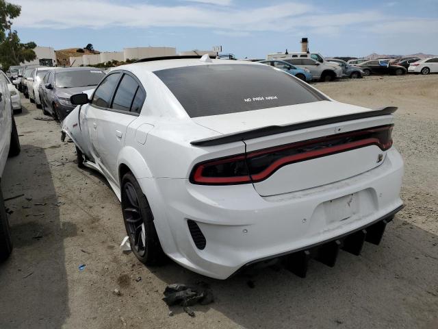 2C3CDXGJ7LH201374 - 2020 DODGE CHARGER SCAT PACK WHITE photo 2