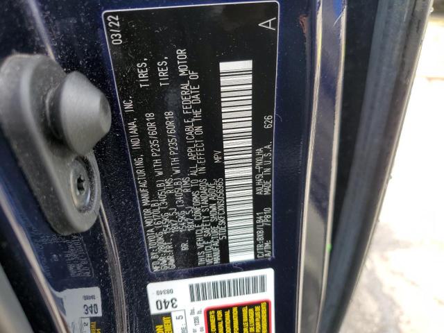 5TDESKFCXNS056965 - 2022 TOYOTA SIENNA LIMITED BLUE photo 14