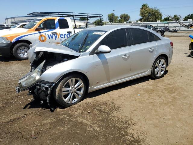 1G1PC5SB6E7261027 - 2014 CHEVROLET CRUZE LT SILVER photo 1