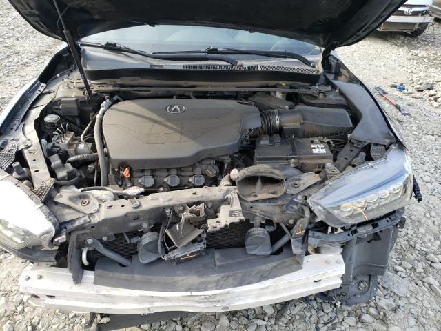 19UUB2F67JA007799 - 2018 ACURA TLX TECH+A Սև լուսանկար 11