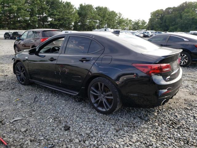 19UUB2F67JA007799 - 2018 ACURA TLX TECH+A Սև լուսանկար 2