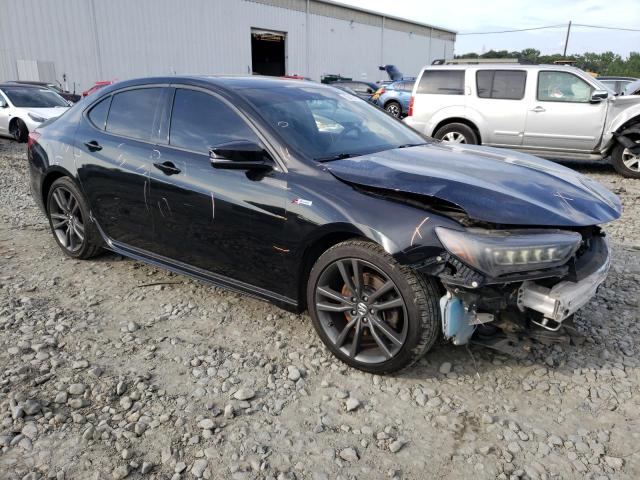 19UUB2F67JA007799 - 2018 ACURA TLX TECH+A Սև լուսանկար 4