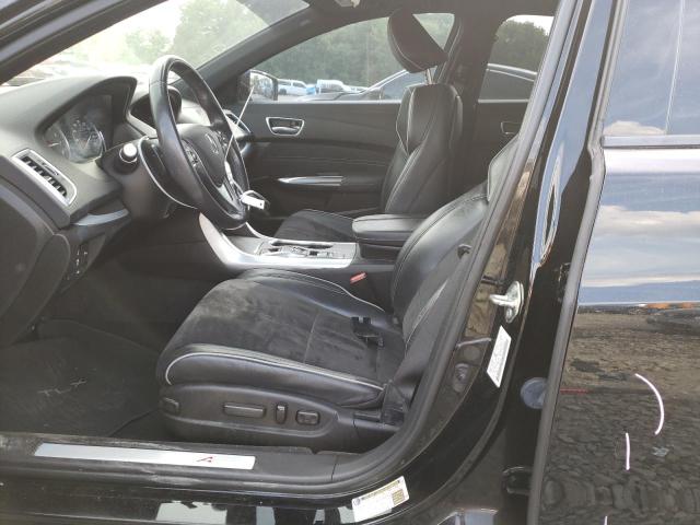 19UUB2F67JA007799 - 2018 ACURA TLX TECH+A Սև լուսանկար 7