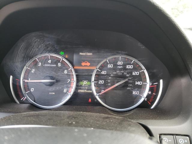 19UUB2F67JA007799 - 2018 ACURA TLX TECH+A Սև լուսանկար 9