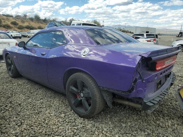 2C3CDYCJ0DH671808 - 2013 DODGE CHALLENGER SRT-8 PURPLE photo 2