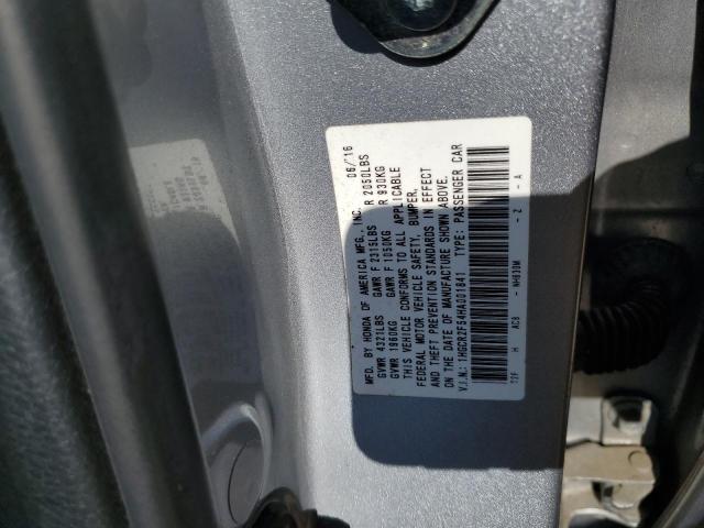 1HGCR2F54HA001841 - 2017 HONDA ACCORD SPORT SILVER photo 12