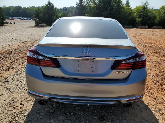 1HGCR2F54HA001841 - 2017 HONDA ACCORD SPORT SILVER photo 6