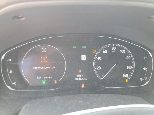 1HGCV1F46KA104392 - 2019 HONDA ACCORD EX CHARCOAL photo 9