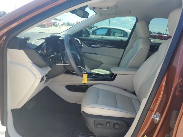 LRBFZNR47MD190489 - 2021 BUICK ENVISION ESSENCE ORANGE photo 7