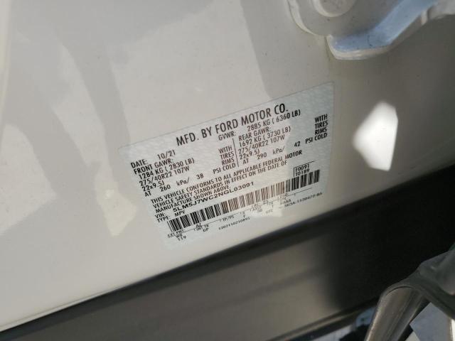 5LM5J7WC2NGL03091 - 2022 LINCOLN AVIATOR RESERVE WHITE photo 14