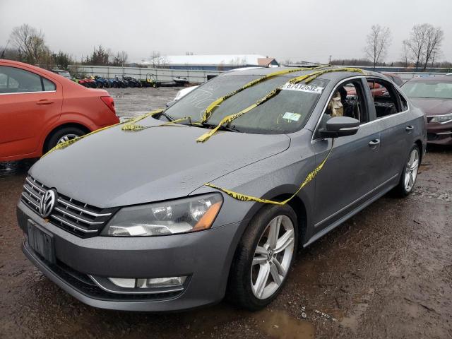 1VWBN7A39EC004675 - 2014 VOLKSWAGEN PASSAT SE GRAY photo 2