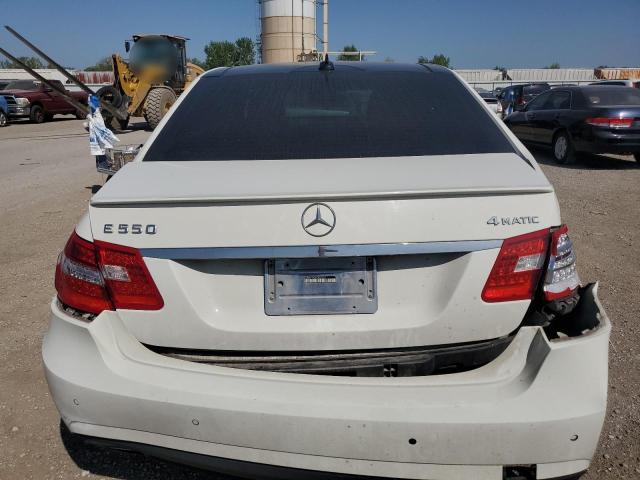 WDDHF9AB4BA328627 - 2011 MERCEDES-BENZ E 550 4MATIC WHITE photo 6