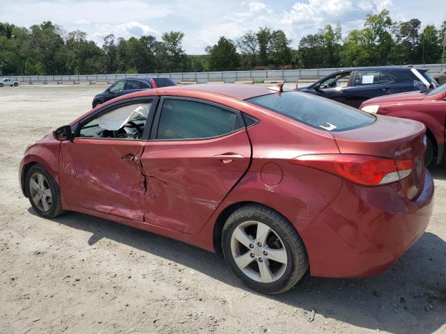 5NPDH4AE8DH254401 - 2013 HYUNDAI ELANTRA GLS RED photo 2