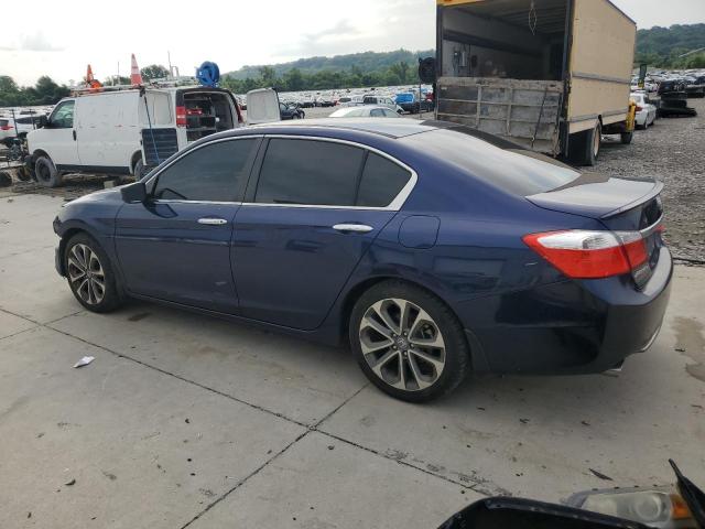 1HGCR2F53DA002019 - 2013 HONDA ACCORD SPORT BLUE photo 2