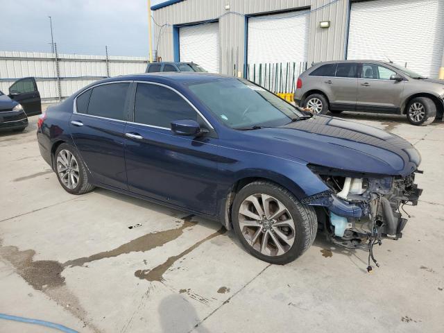 1HGCR2F53DA002019 - 2013 HONDA ACCORD SPORT BLUE photo 4