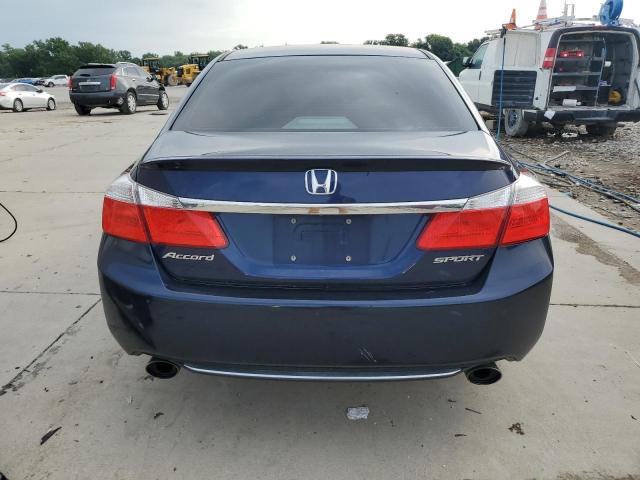 1HGCR2F53DA002019 - 2013 HONDA ACCORD SPORT BLUE photo 6
