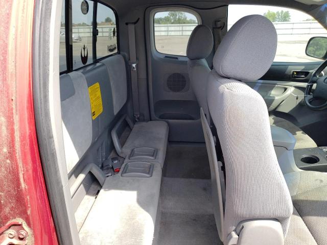 5TETX22N48Z486904 - 2008 TOYOTA TACOMA ACCESS CAB წითელი ფოტო 10
