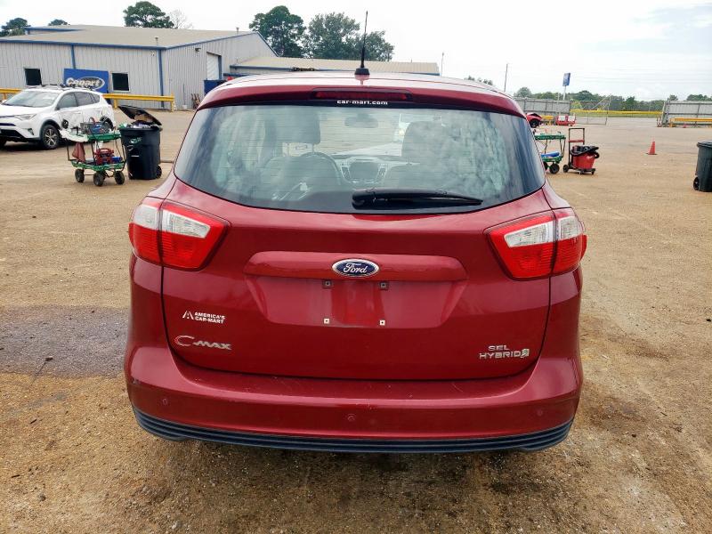 1FADP5BU3DL534856 - 2013 FORD C-MAX SEL RED photo 6