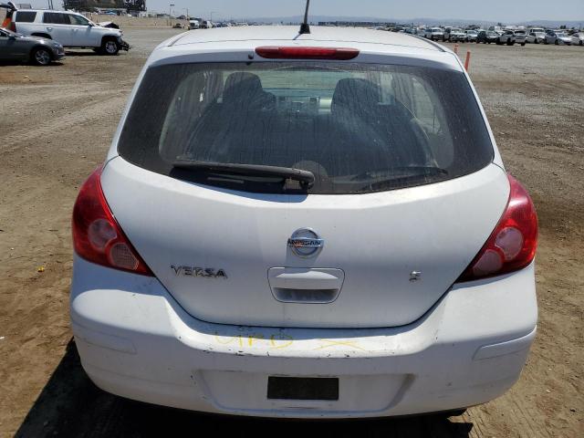 3N1BC13E07L430012 - 2007 NISSAN VERSA S WHITE photo 6