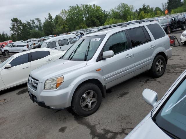 5FNYF18507B026410 - 2007 HONDA PILOT EXL SILVER photo 1