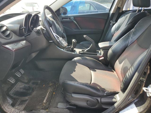 JM1BL1H35A1253380 - 2010 MAZDA SPEED 3 შავი ფოტო 7