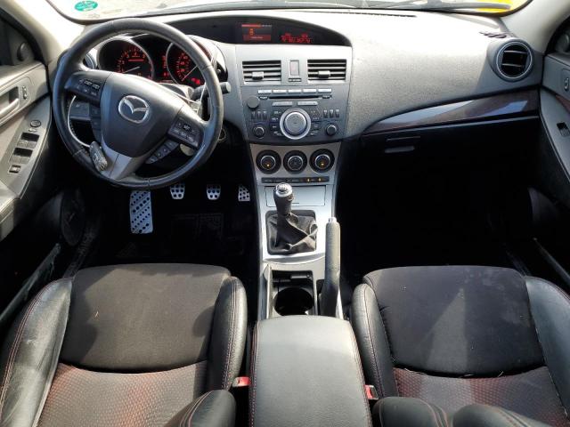 JM1BL1H35A1253380 - 2010 MAZDA SPEED 3 შავი ფოტო 8