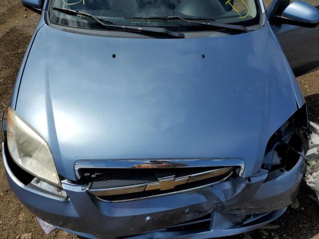 KL1TD56687B066439 - 2007 CHEVROLET AVEO BASE BLUE photo 7