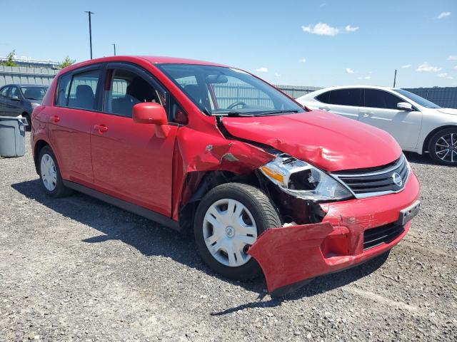 3N1BC1CP4CL365418 - 2012 NISSAN VERSA S RED photo 4