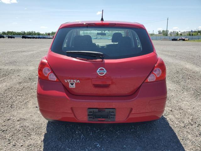 3N1BC1CP4CL365418 - 2012 NISSAN VERSA S RED photo 6