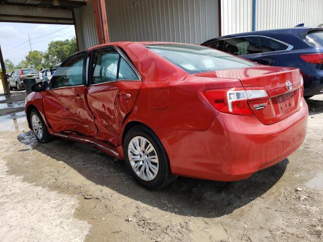 4T1BF1FK2CU514852 - 2012 TOYOTA CAMRY BASE RED photo 2