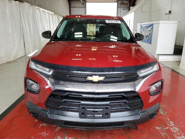 KL79MMS27MB017645 - 2021 CHEVROLET TRAILBLAZE LS RED photo 5