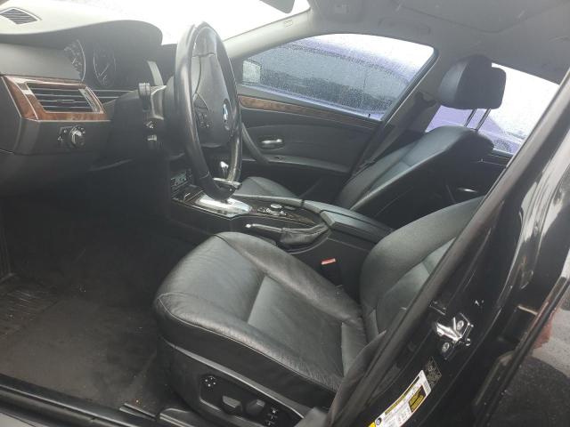 WBANU5C53AC124792 - 2010 BMW 528I I BLACK photo 7