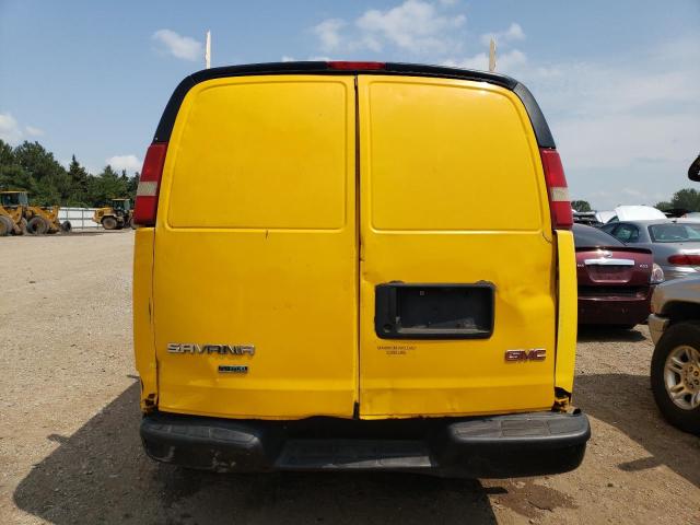 1GT2GUBA1A1903495 - 2010 GMC SAVANA G3500 YELLOW photo 6