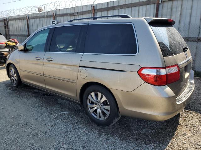 5FNRL38845B011571 - 2005 HONDA ODYSSEY TOURING GOLD photo 2