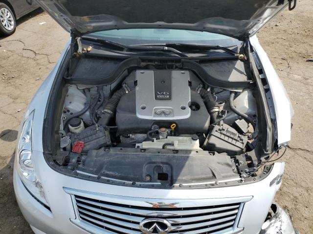 JN1CV6AR6DM766394 - 2013 INFINITI G37 SILVER photo 11