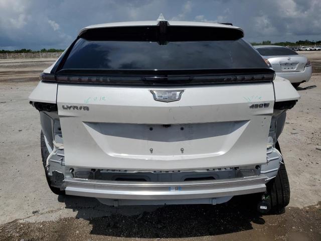 1GYKPTRK3RZ100106 - 2024 CADILLAC LYRIQ SPORT WHITE photo 6