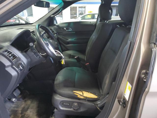 1FM5K8AR9FGB13405 - 2015 FORD EXPLORER POLICE INTERCEPTOR TAN photo 7