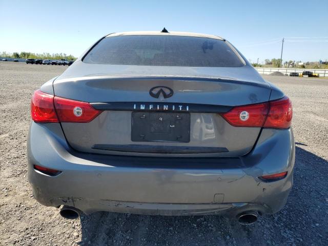 JN1BV7AR6FM397055 - 2015 INFINITI Q50 BASE GRAY photo 6