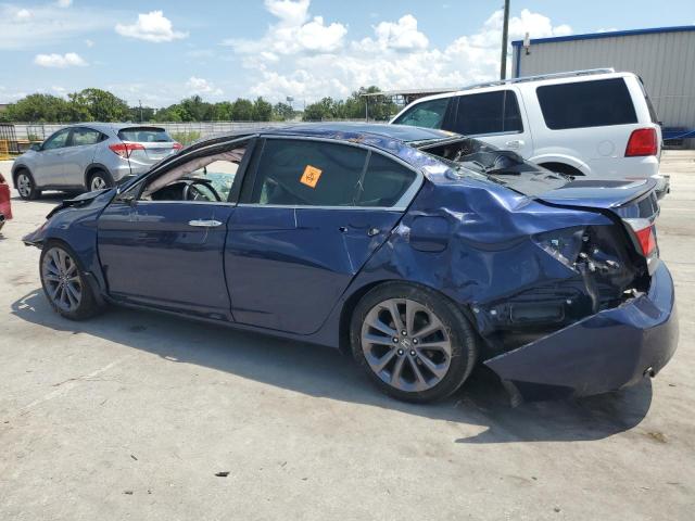 1HGCR2F54EA144882 - 2014 HONDA ACCORD SPORT BLUE photo 2