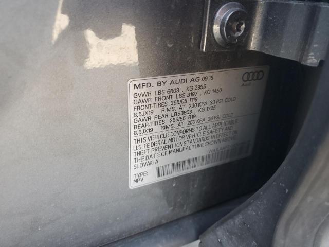 WA1LAAF7XHD028973 - 2017 AUDI Q7 PREMIUM PLUS Gri fotoğraf 13