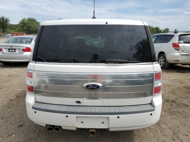 2FMHK6DC9BBD11217 - 2011 FORD FLEX LIMITED WHITE photo 6