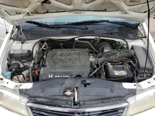 2HKRL18631H005470 - 2001 HONDA ODYSSEY EX WHITE photo 12