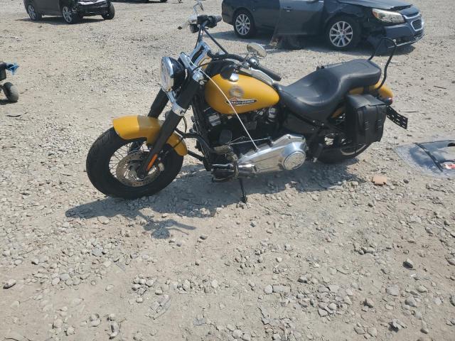 1HD1YDJ10KC010099 - 2019 HARLEY-DAVIDSON FLSL YELLOW photo 2