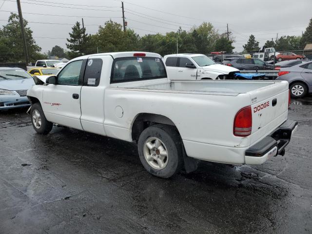 1B7GL22X4XS164006 - 1999 DODGE DAKOTA WHITE photo 2