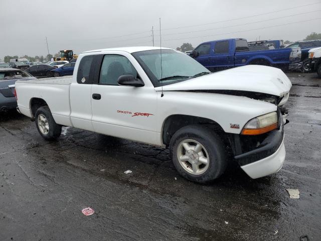 1B7GL22X4XS164006 - 1999 DODGE DAKOTA WHITE photo 4