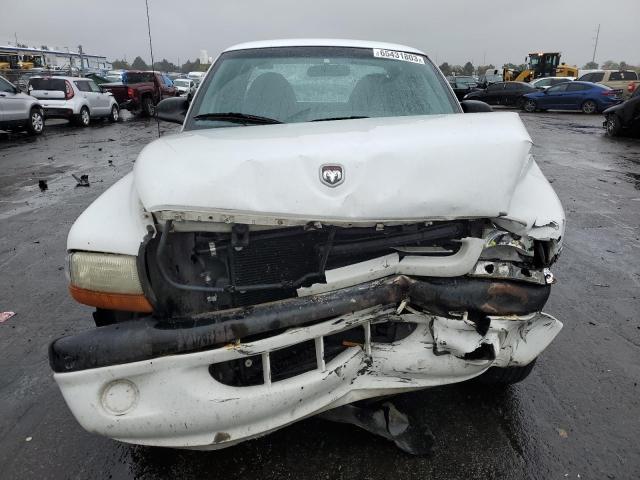 1B7GL22X4XS164006 - 1999 DODGE DAKOTA WHITE photo 5