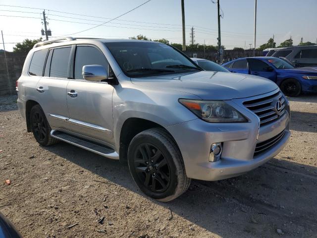 JTJHY7AX2D4100306 - 2013 LEXUS LX 570 SILVER photo 4