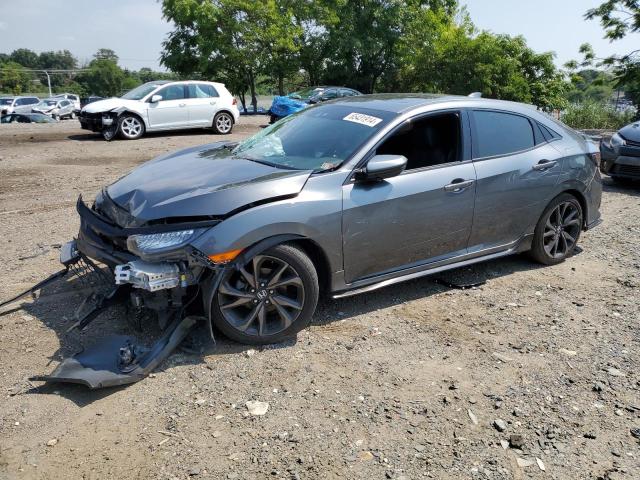 SHHFK7H98JU418615 - 2018 HONDA CIVIC SPORT TOURING GRAY photo 1