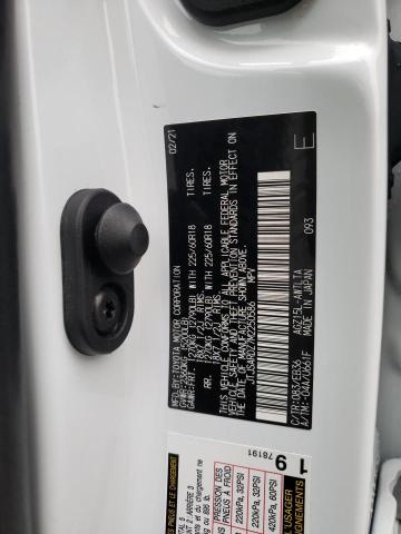 JTJSARDZ7M2250586 - 2021 LEXUS NX 300 BASE Սպիտակ լուսանկար 14