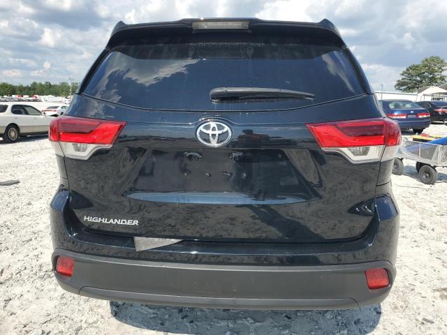 5TDZARFH5KS047501 - 2019 TOYOTA HIGHLANDER LE BLACK photo 6